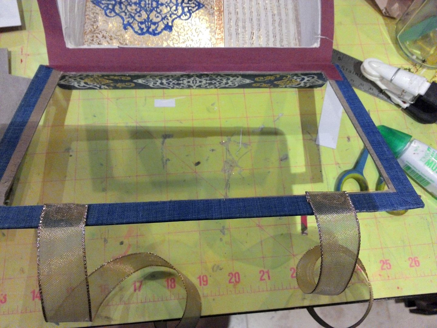 Artfully Musing Shadow Box Book Tutorial Featuring Marie